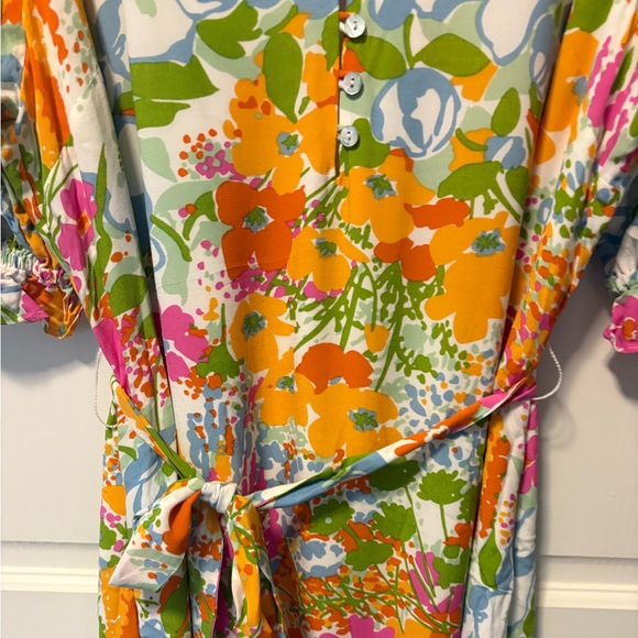 Rails Eliana Day Garden midi floral designer dress women’s size xl X-large - Picture 4 of 10